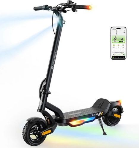 isinwheel S Nova Premium – elektrická kolobežka, 36 V / 7,8 Ah, sivá – detail 1