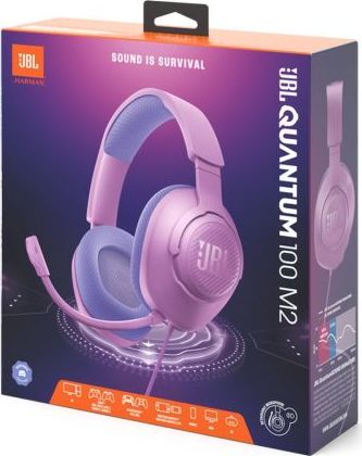 JBL Quantum 100M2 – Fialová – pohľad 1
