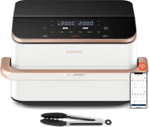 Cosori Dual Blaze TwinFry Smart – teplovzdušná fritéza 10 l, biela, CAF-TF101S-WEUR