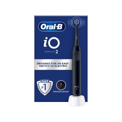 Oral-B iO Series 2 – elektrická zubná kefka, Night Black s cestovným puzdrom – detail 1