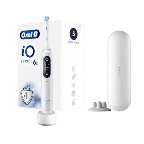 Oral-B iO Series 6 – elektrická zubná kefka, biela – detail 1