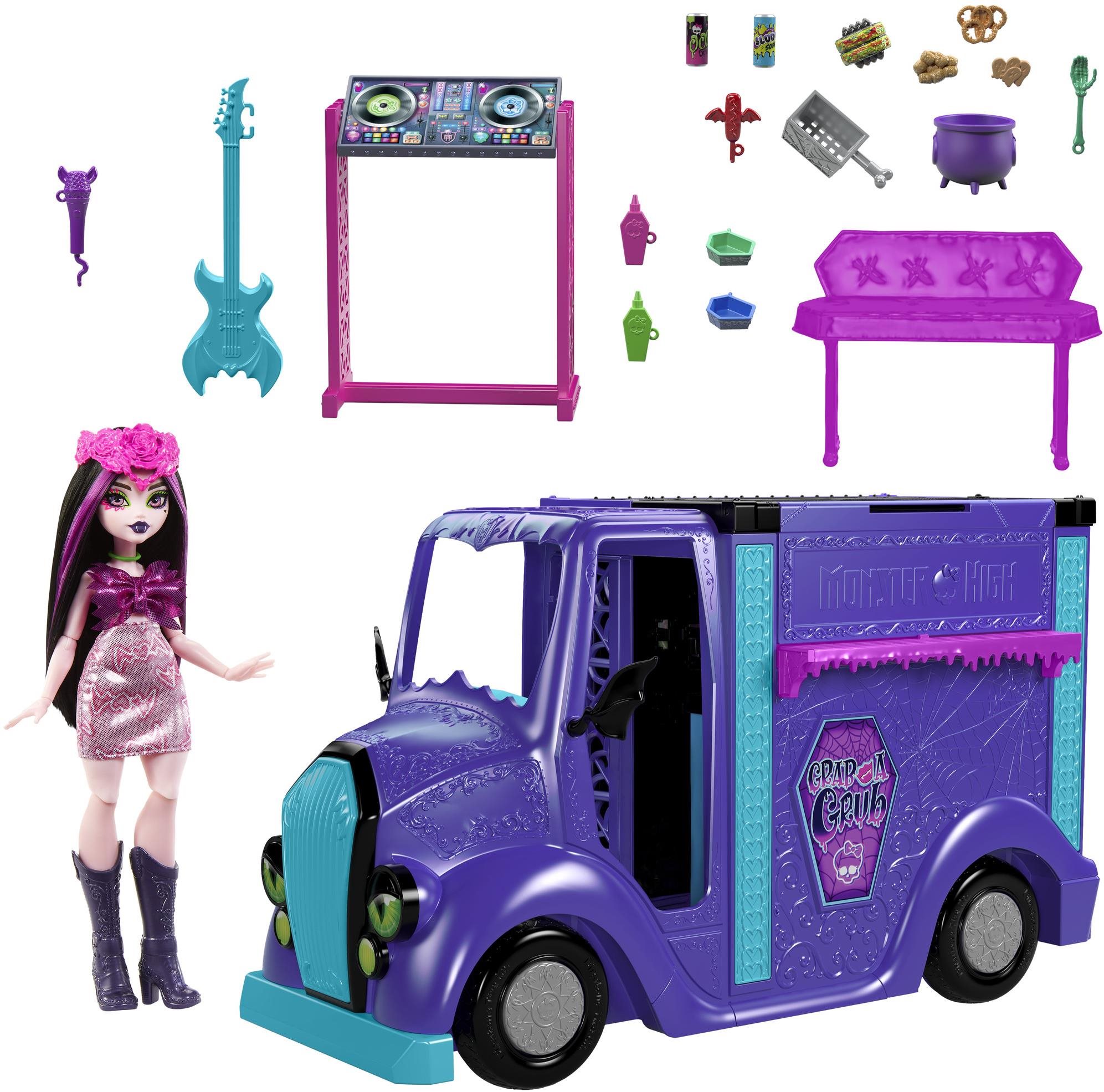 Monster High Monster Fest food truck a Draculaura, 13+ doplnkov
