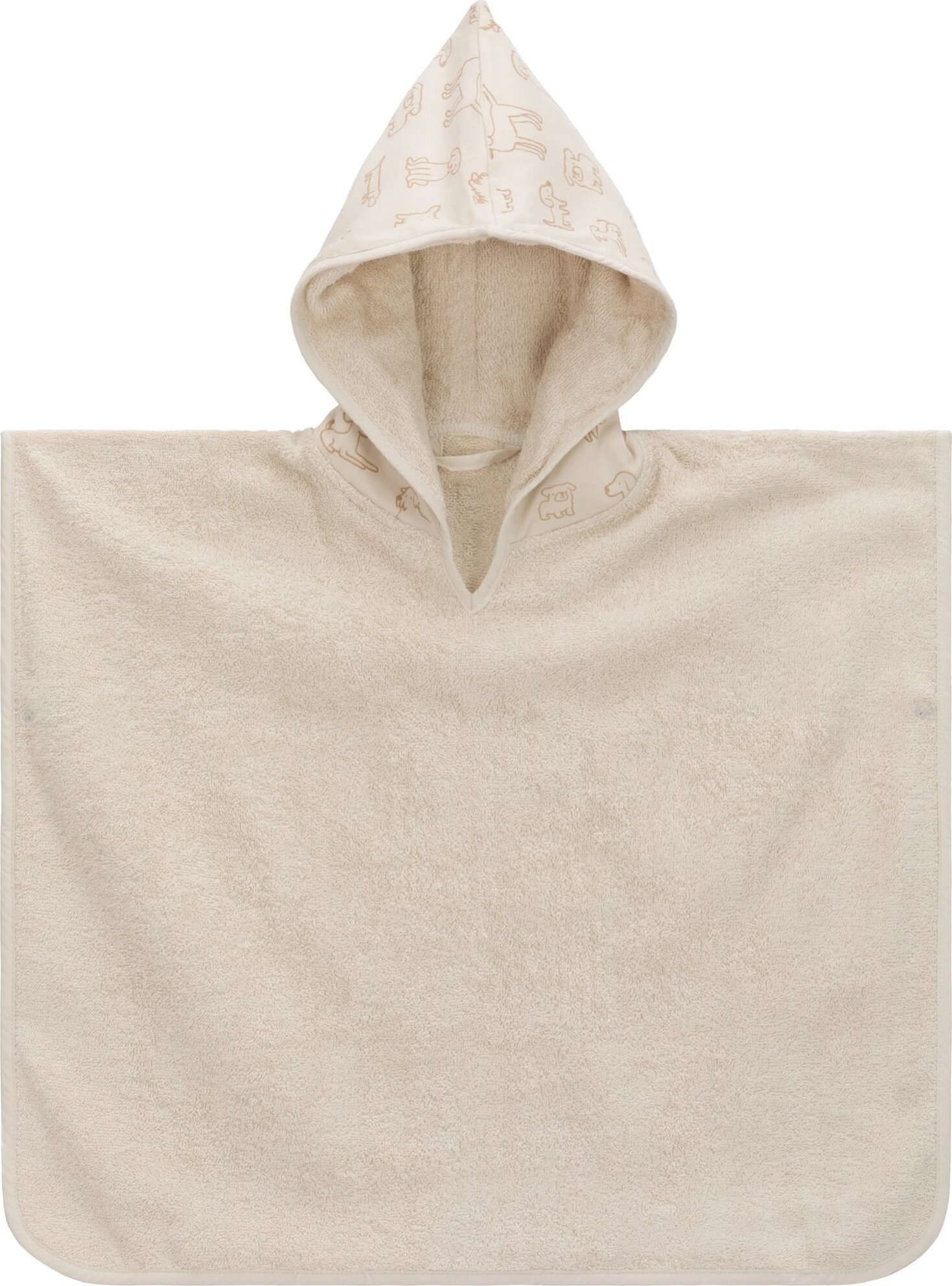 Fillikid Pončo dog beige 59 × 54 cm