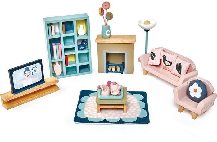 Tender Leaf Dolls House Sitting Room Furniture