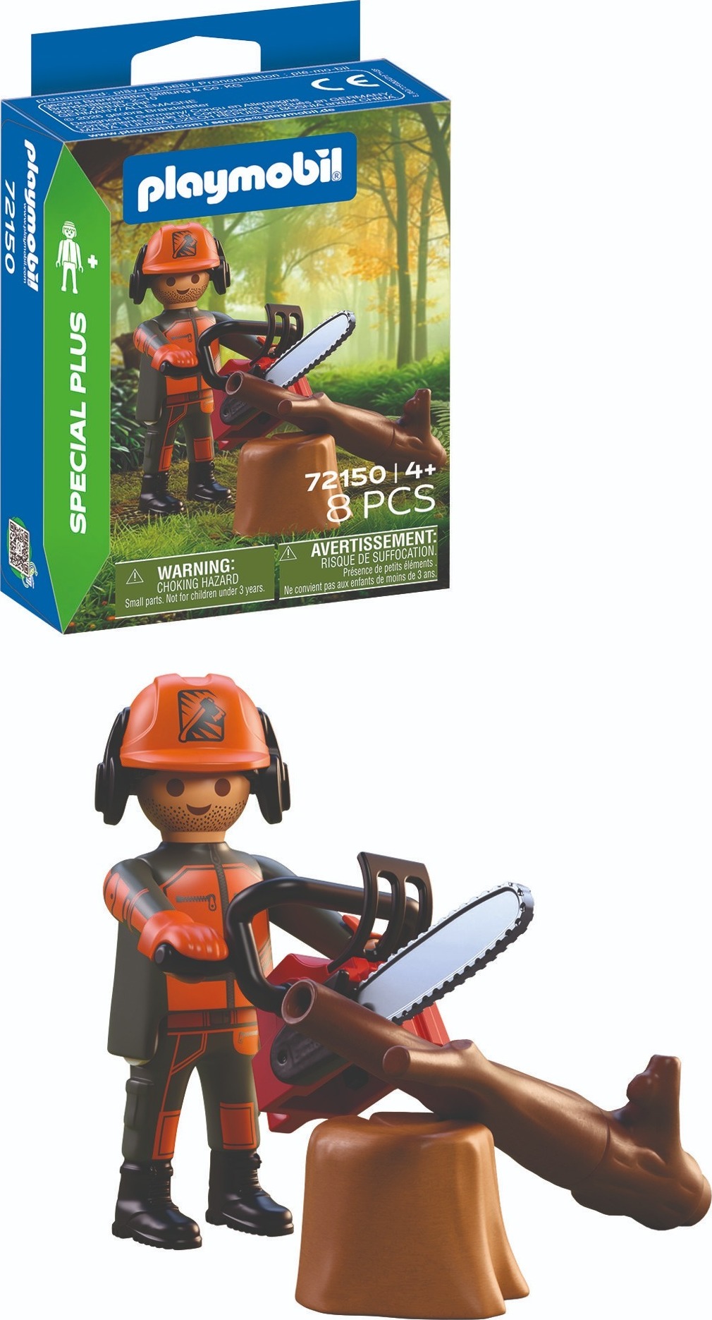 Playmobil 72150 Drevár s motorovou pílou