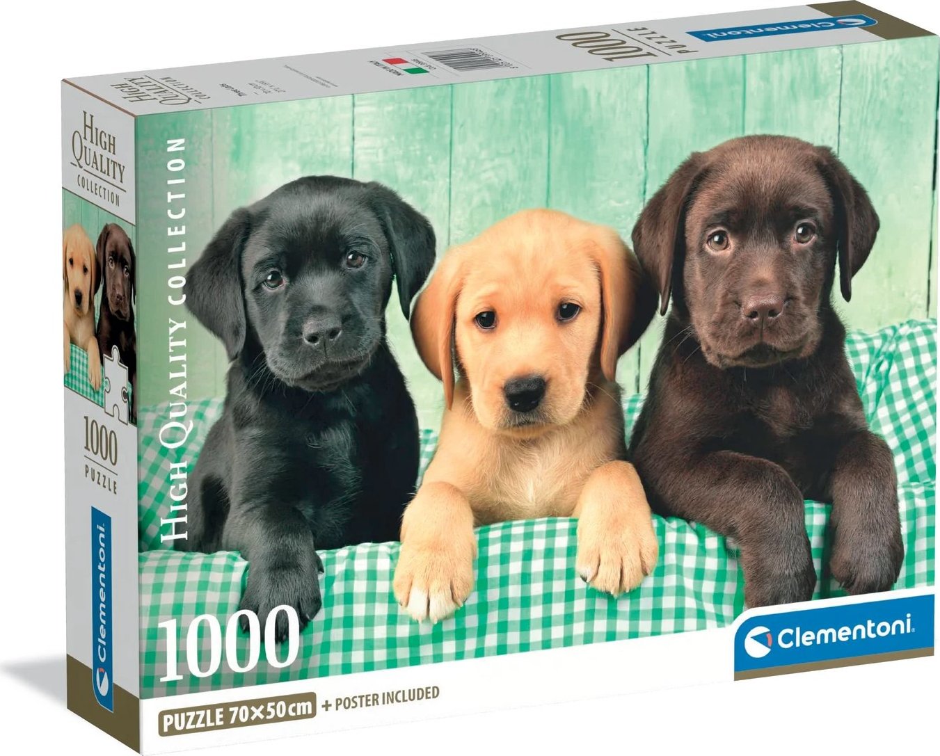 Clementoni Three Labradors 1000 pieces