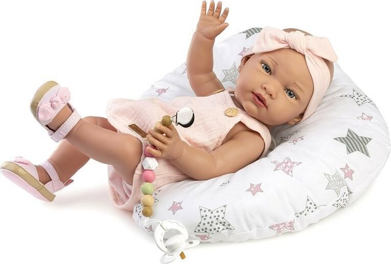 Guca 821 New Born dievčatko – realistické bábätko s celovinylovým telom – 42 cm