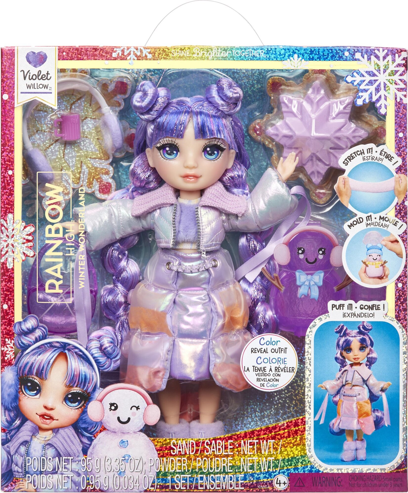 Rainbow High Zimný fashion – Violet