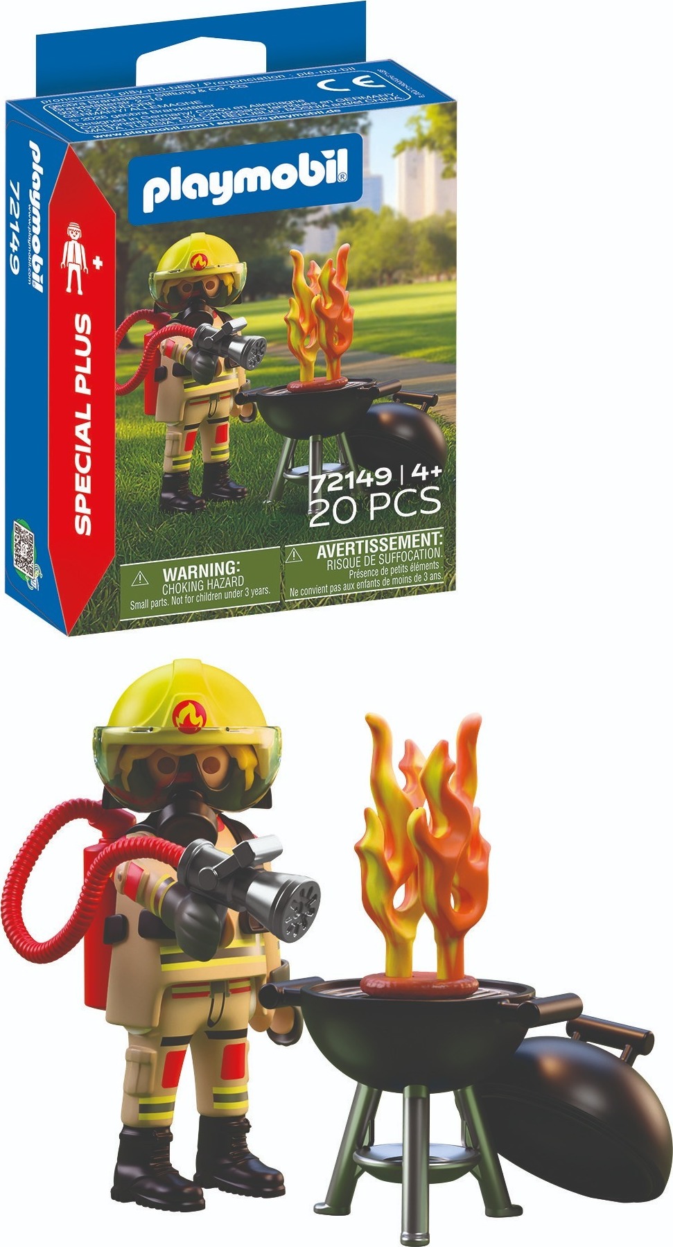 Playmobil 72149 Hasič pri grile