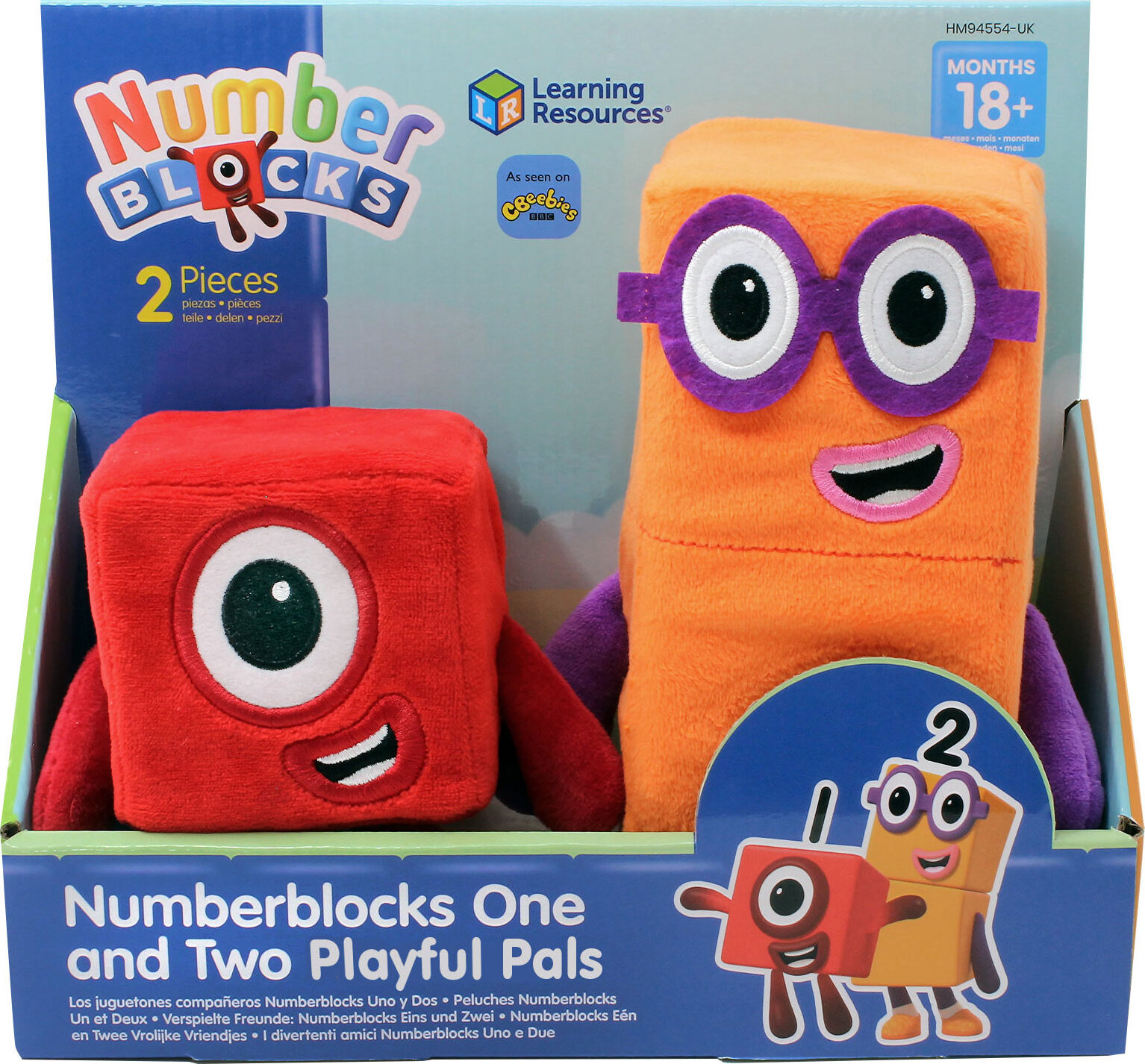 Learning Resources Numberblocks Jeden a dva hraví kamarádi