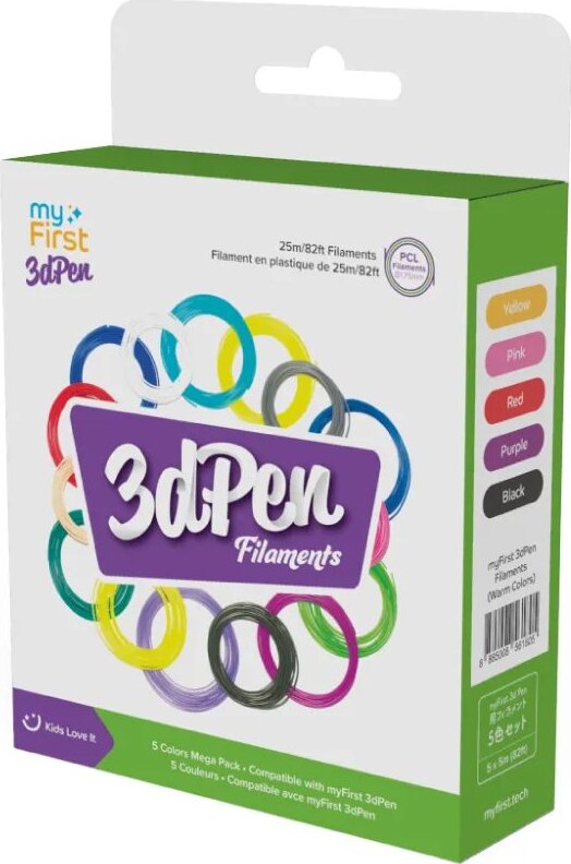 MyFirst FP3301AC-WC01 3dPen Make Filaments Warm Náhradní PCL filamenty
