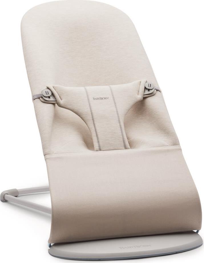 Babybjörn Bliss 3D Jersey Light Beige, svetlo sivá konštrukcia