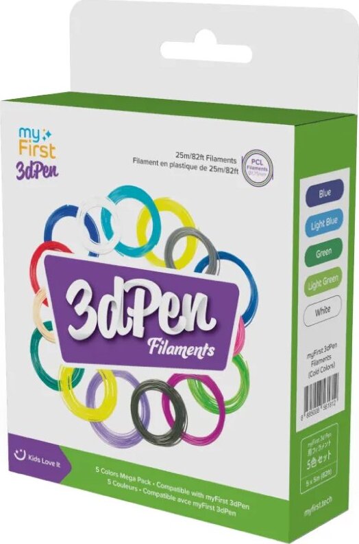 MyFirst FP3301AC-CC01 3dPen Make Filaments Cold Náhradní PCL filamenty