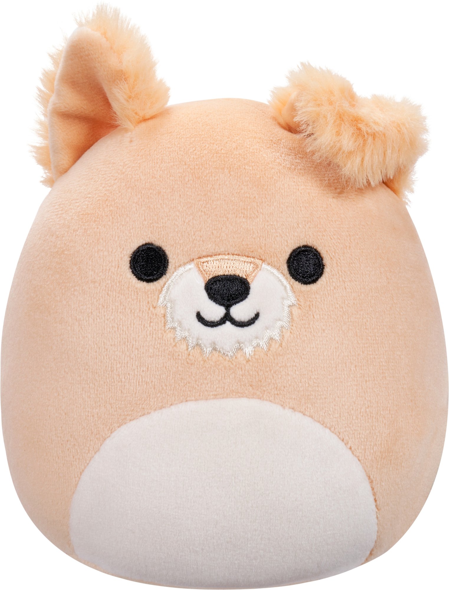 Jazwares Squishmallows Cooper – svetlohnedý pes s bielym bruškom