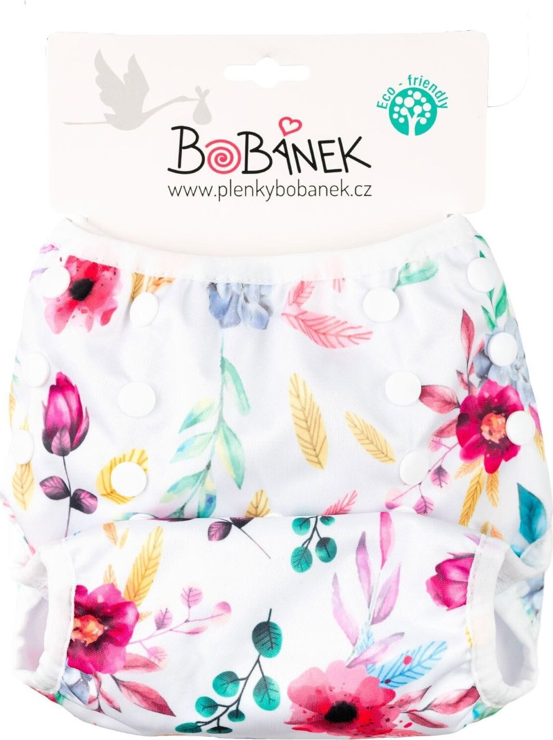 Bobánek Rostoucí plavky pro miminka velké, Růžové květiny