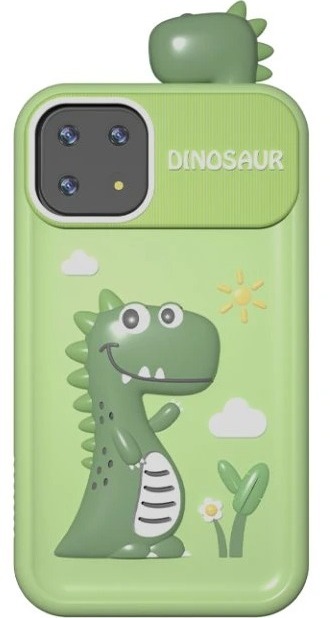 Bezdoteku.cz Smartphone telefón pre deti Dinosaurus zelený