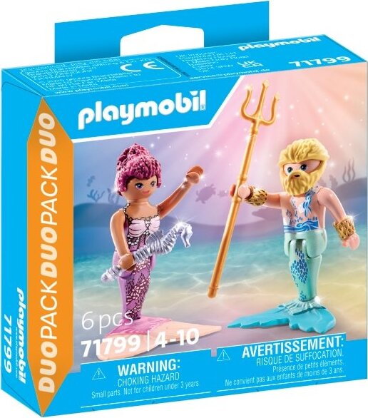 Playmobil 71799 DuoPack Morská panna a Tritón