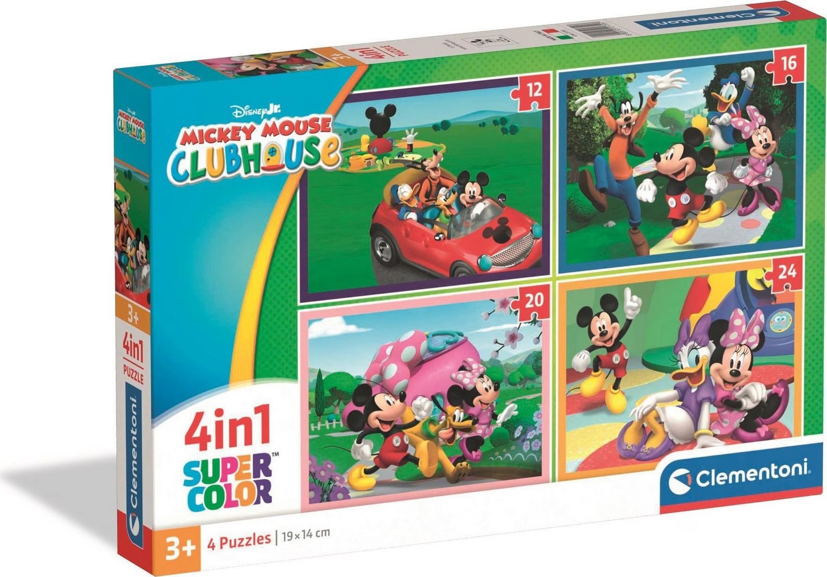 Clementoni Mickey's Clubhouse – puzzle 4 in 1 (12+16+20+24 pieces)