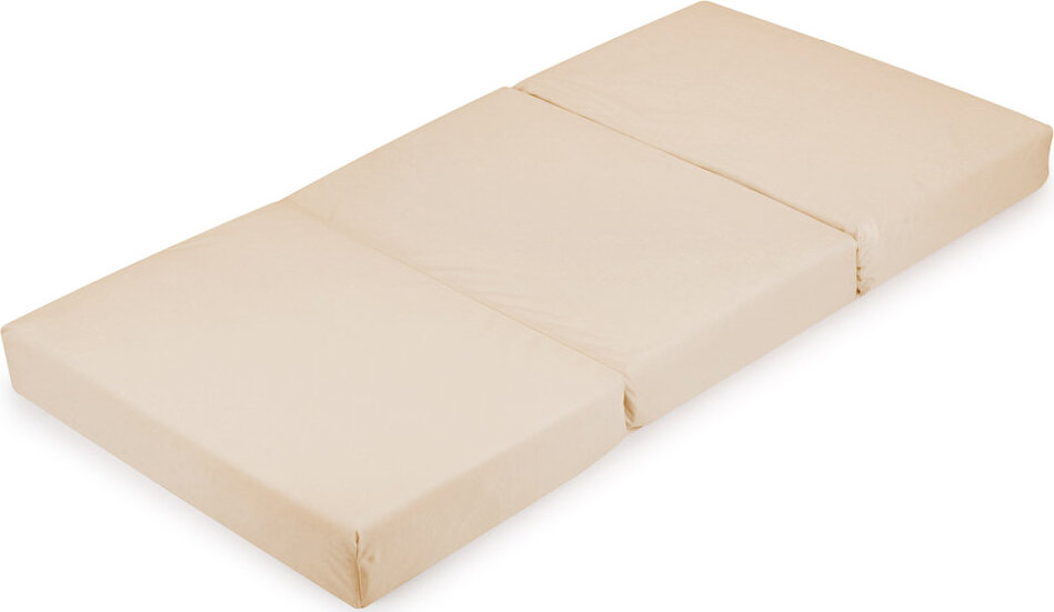 Flumi Skladací detský matrac s poťahom 120 × 60, béžový