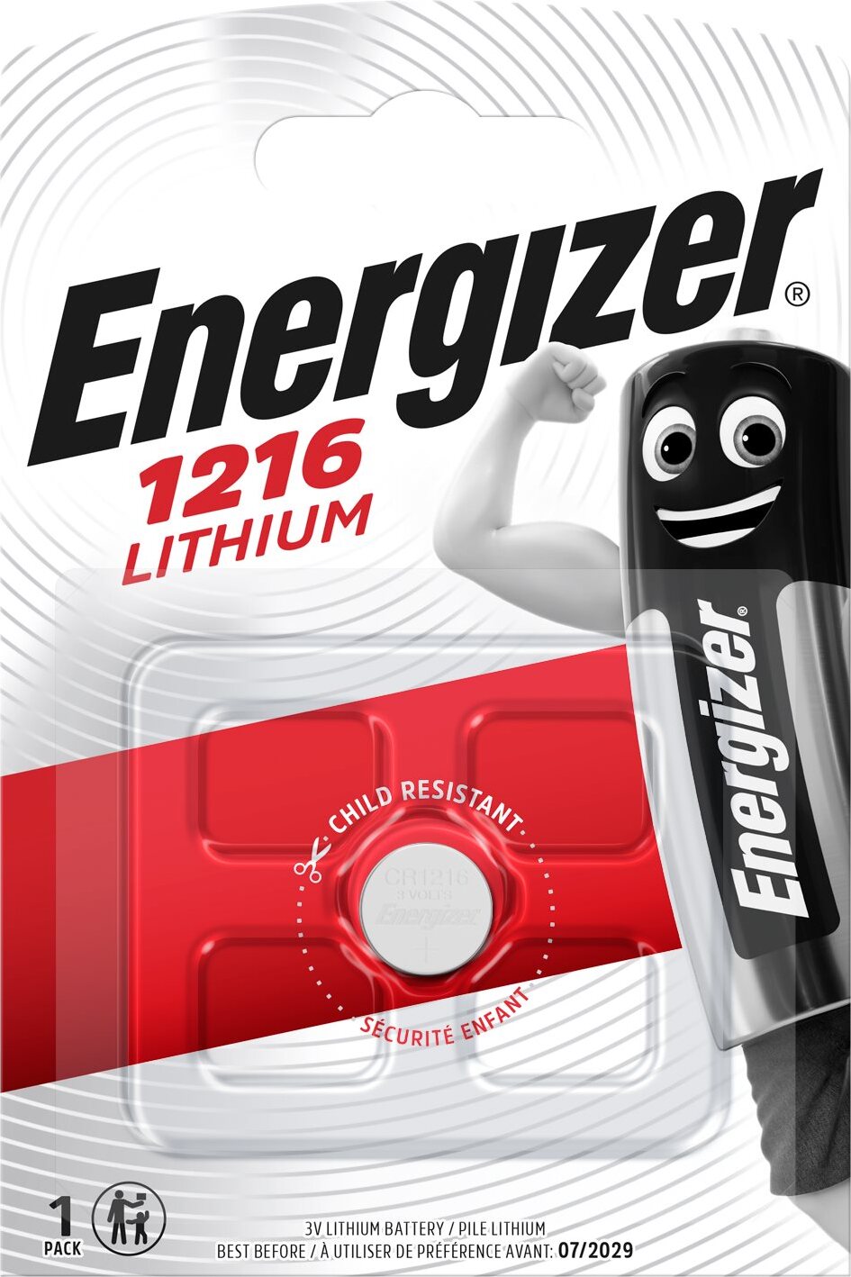Energizer Lítiová gombíková batéria CR1216