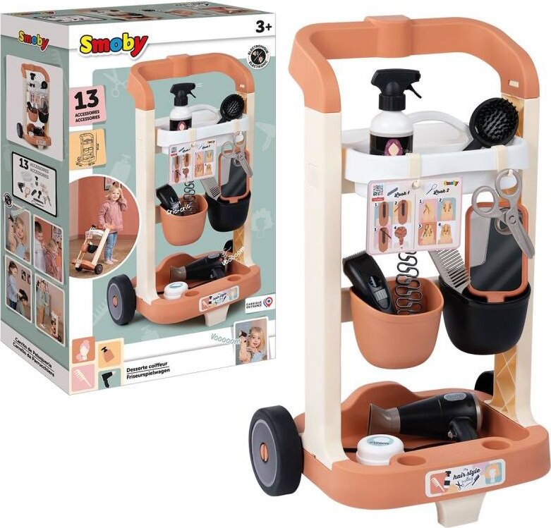 Smoby Vozík pre malú kaderníčku s príslušenstvom