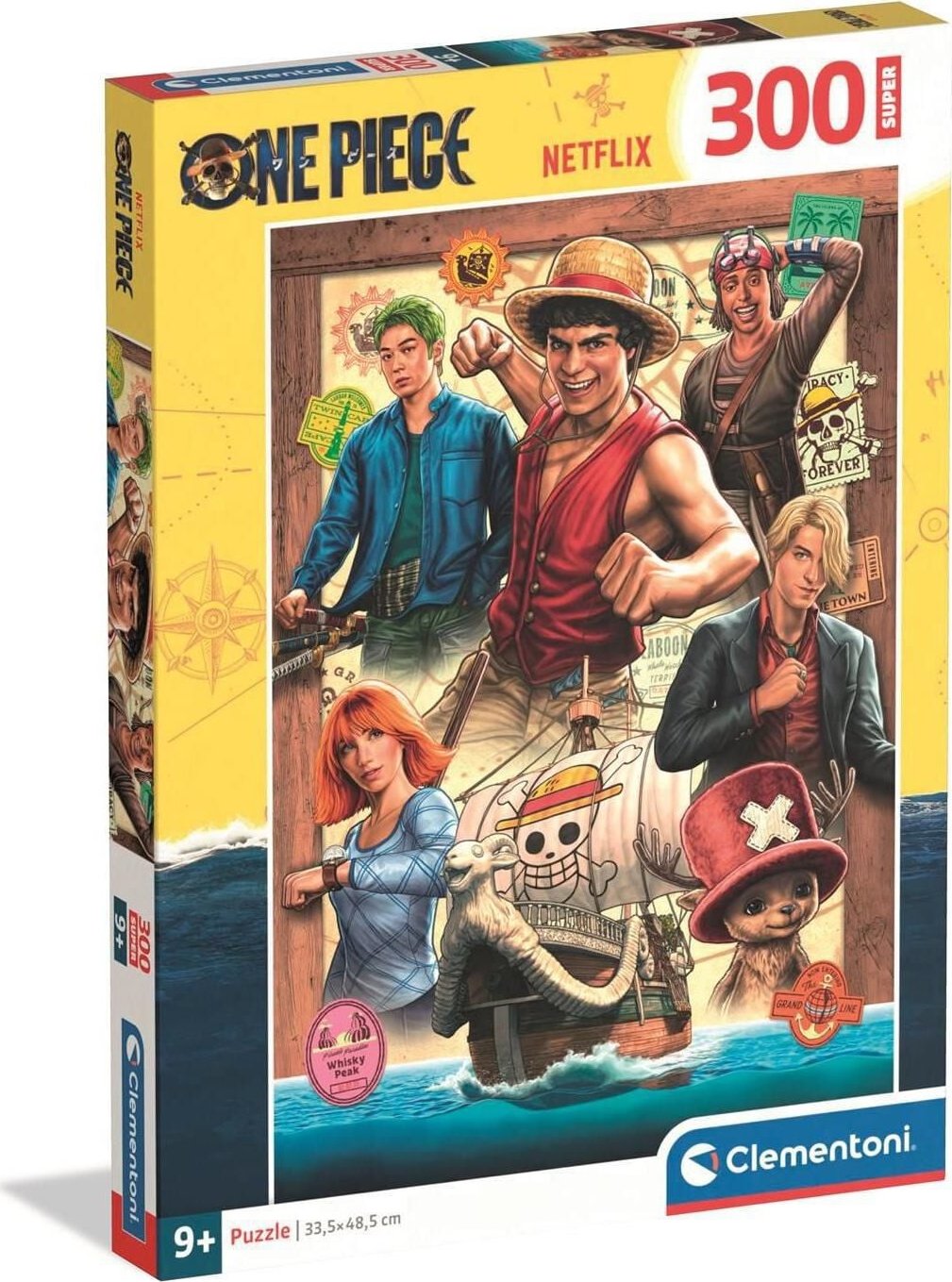 Clementoni One Piece Netflix 300 SUPER pieces