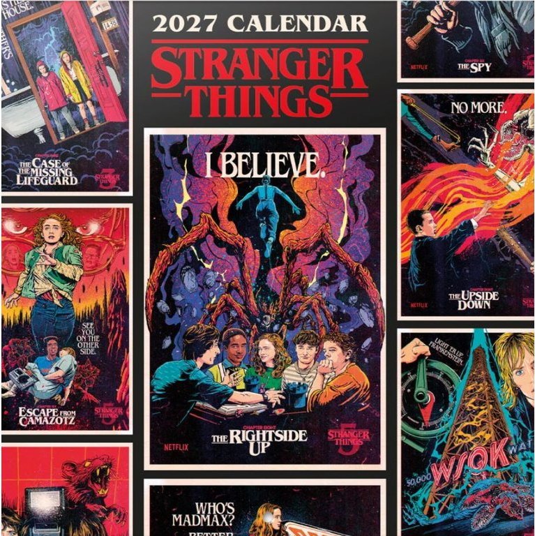 Netflix Stranger Things – Nástenný kalendár 2027