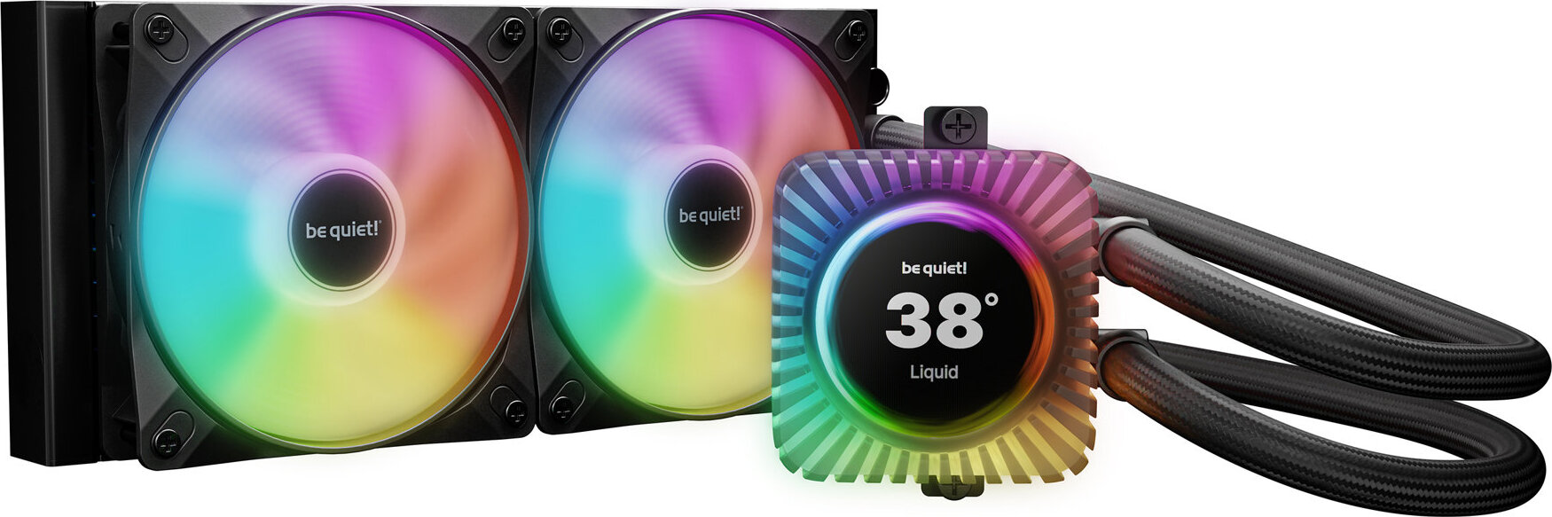 Be quiet! Light Loop IO LCD ARGB 240 mm Black
