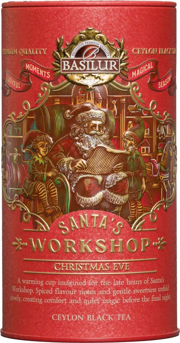 BASILUR Santa´s Workshop Christmas Eve, plechová dóza, 75 g