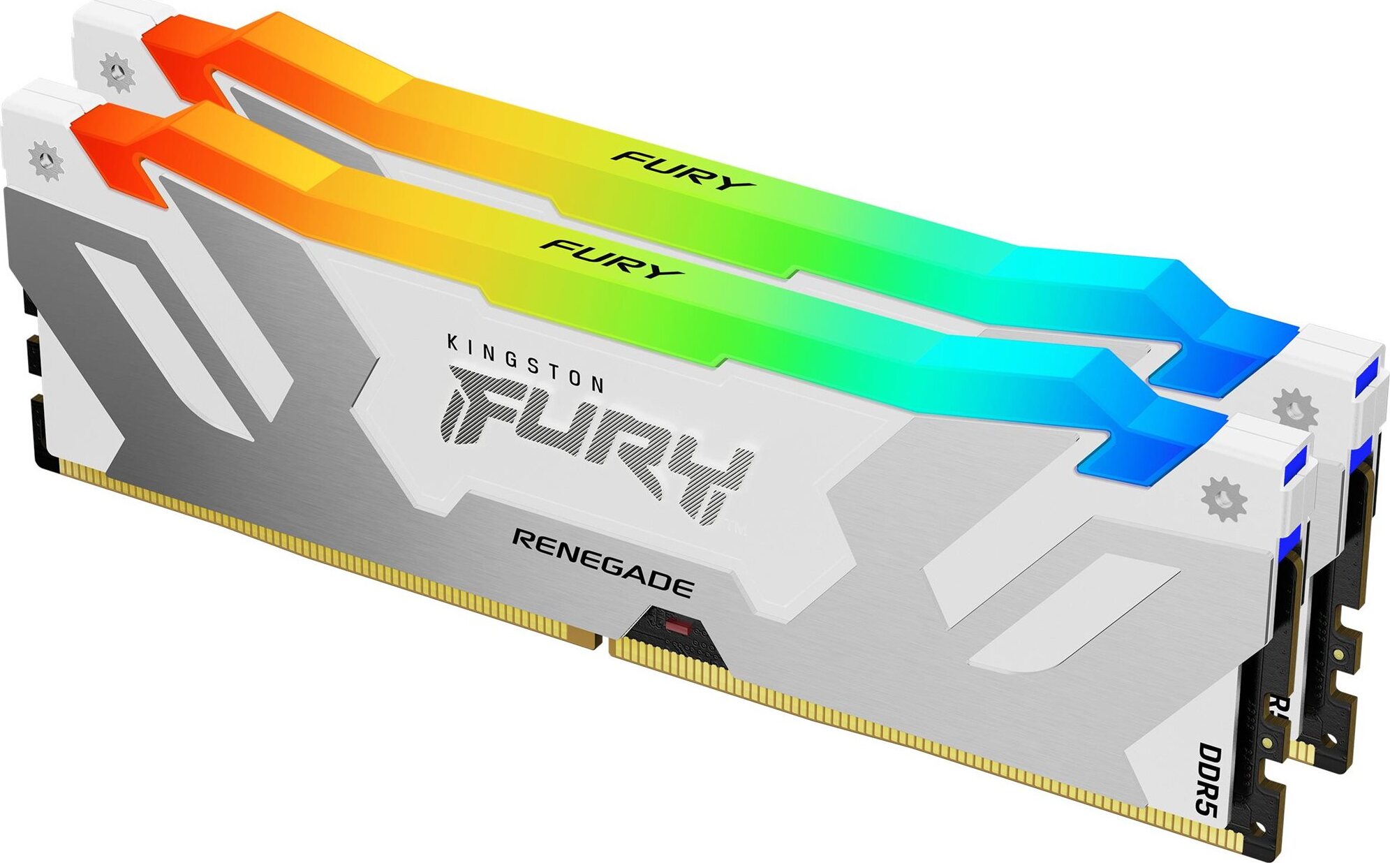 Kingston FURY 32GB KIT DDR5 6400MHz CL32 Renegade White RGB XMP