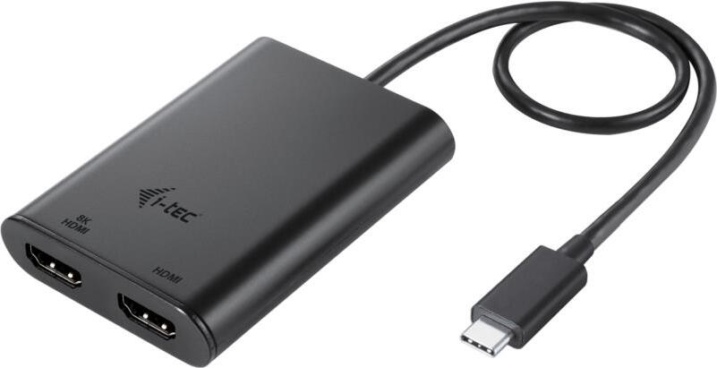 i-tec USB-C Dual 4K / 60 Hz (single 8K / 30 Hz) HDMI Video Adaptér