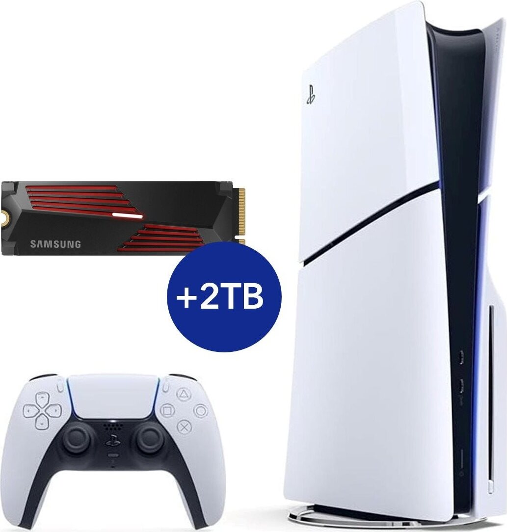 PlayStation 5 (Slim) – 1 TB + 2 TB SSD