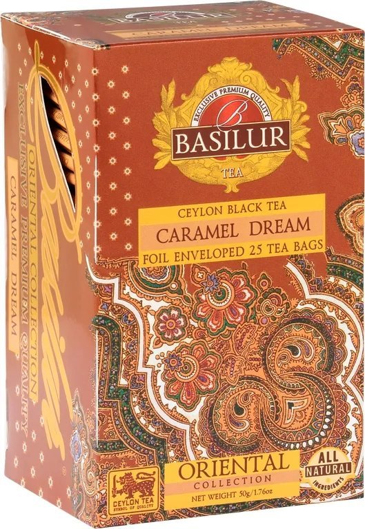 BASILUR Orient Caramel Dream obal 25× 2 g