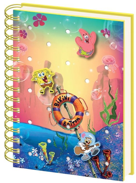 SpongeBob: Underwater – A5 blok-zápisník