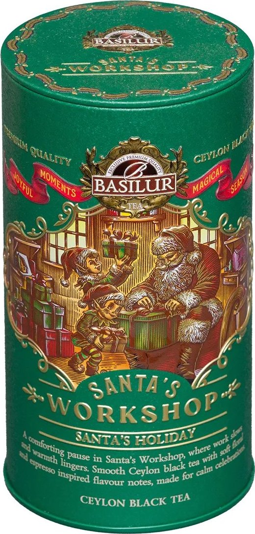 BASILUR Santa´s Workshop Santa´s Holiday, plech, 75 g