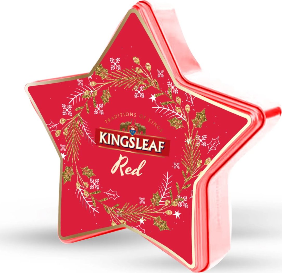 BASILUR KINGSLEAF Starlight Collection Red plechovka 30 g