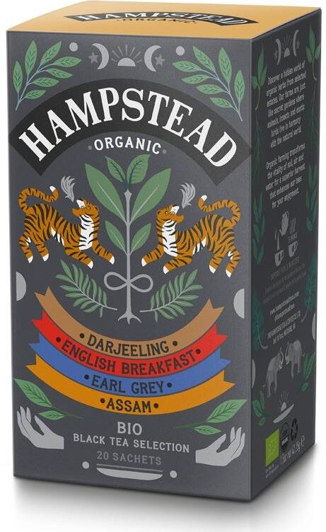 Hampstead Tea BIO výber čiernych čajov 20 ks