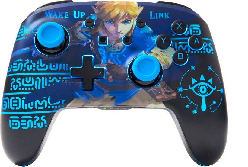 PowerA Enhanced Wireless Controller for Nintendo Switch with Lumectra - The Legend of Zelda – Wake U