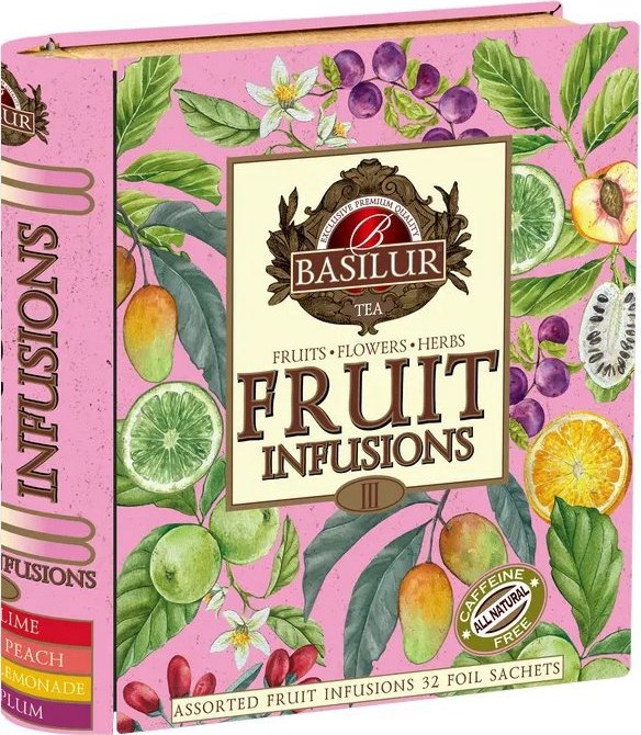 BASILUR Fruit Infusions Book Assorted Vol. III plech 32× 2 g