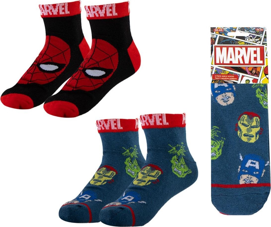 Marvel – Marvel Pack – 2 páry ponožiek 38 – 45