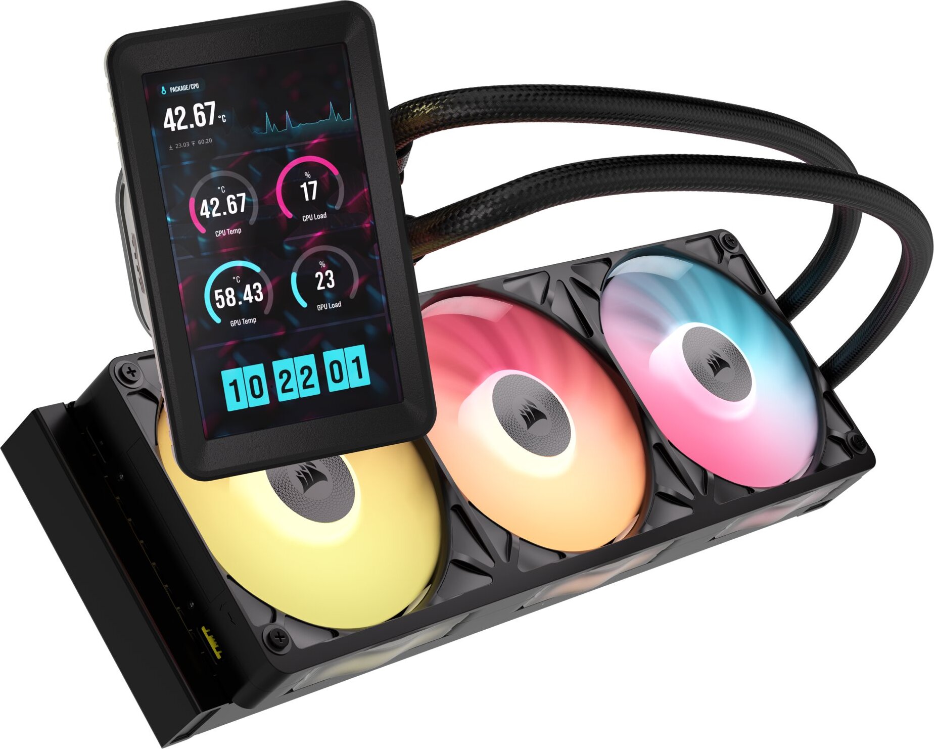 Corsair iCUE LINK TITAN II 360 RX LCD Black