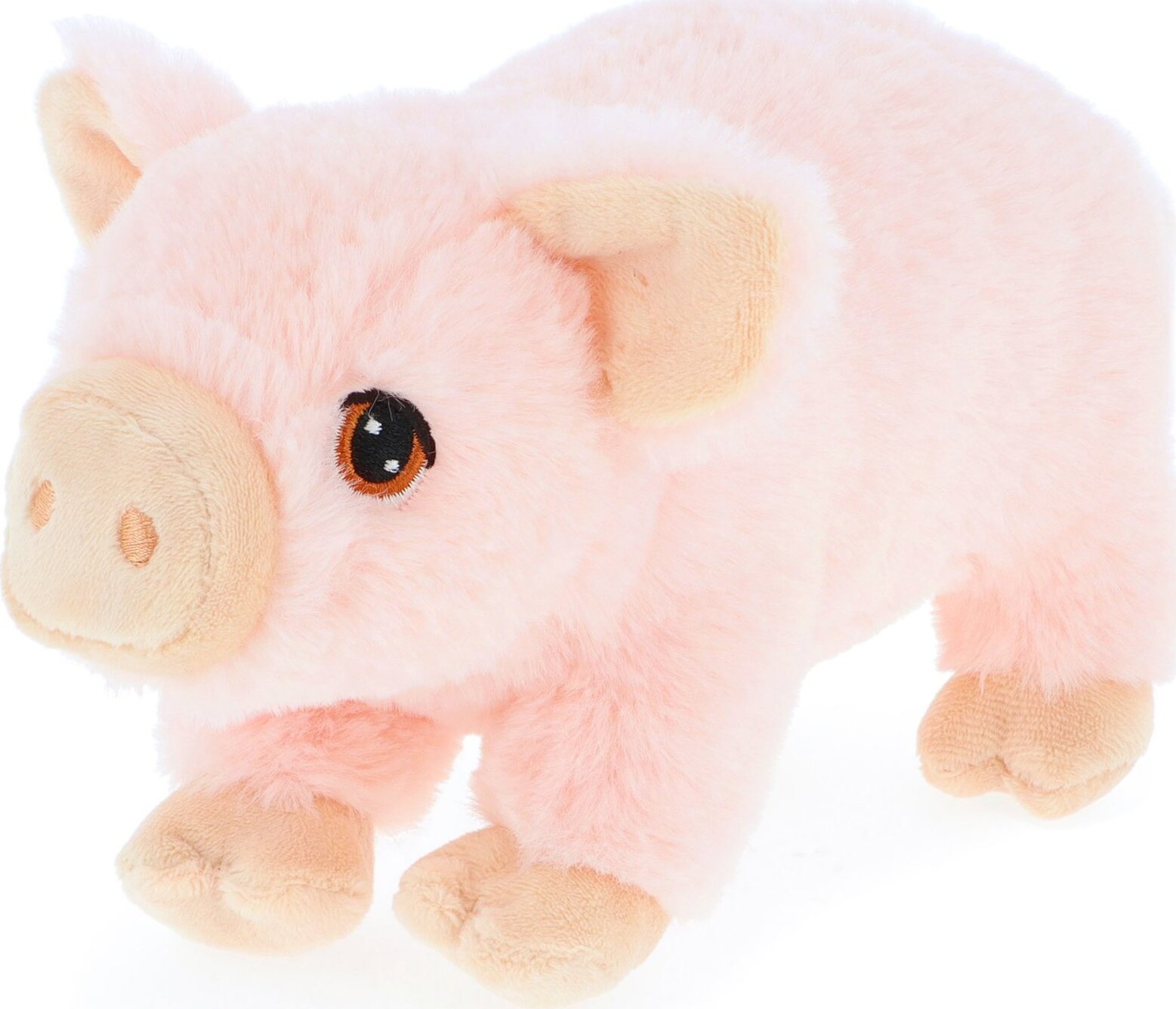 Keel Toys SE6704 Keeleco Prasiatko ružové – ekoplyšová hračka 23 cm