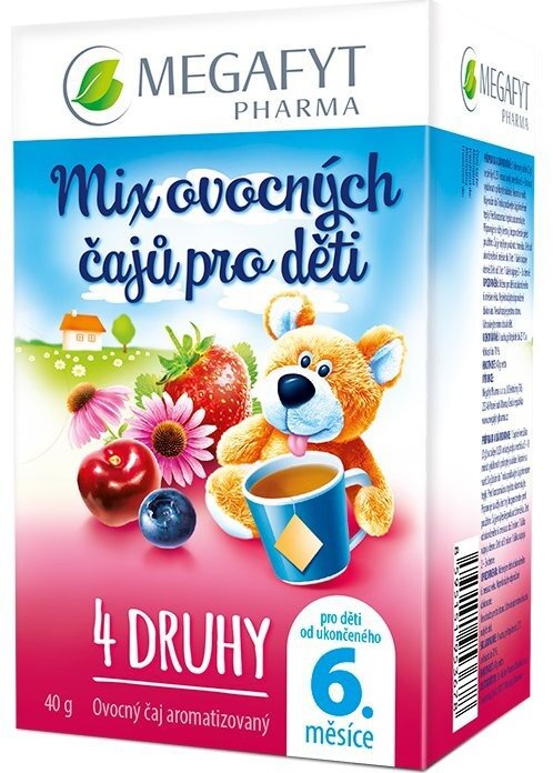 Megafyt Mix ovocných čajov pre deti 20× 2 g