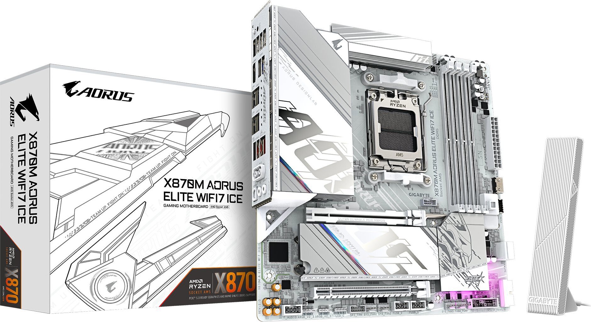 GIGABYTE X870 AORUS ELITE WIFI7 ICE