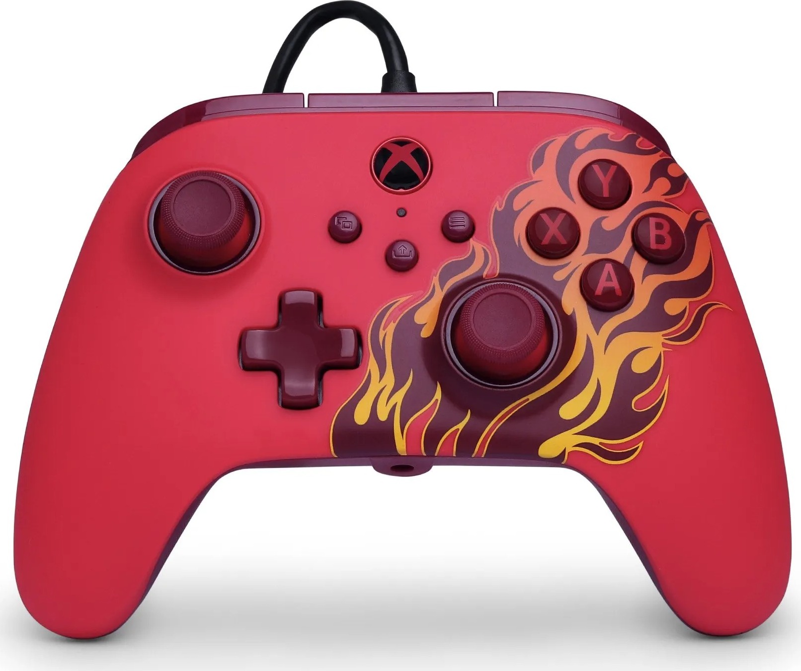 PowerA Advantage Wired Controller for Xbox Series X|S – Red Blaze