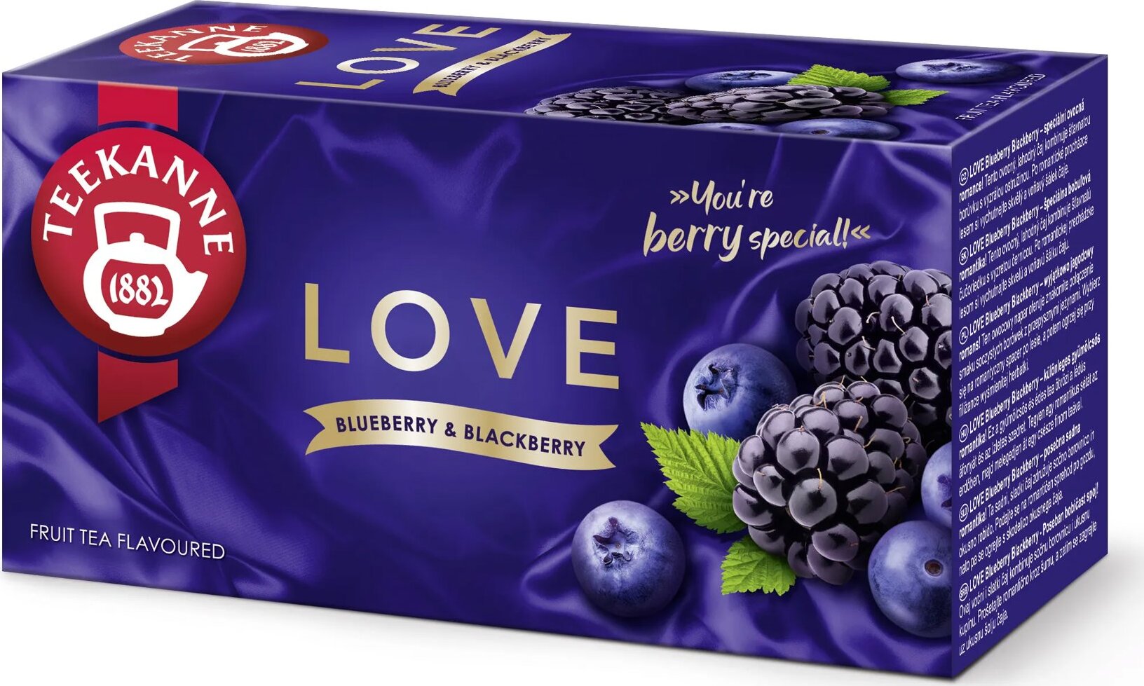 Teekanne Love Blueberry Blackberry 20 vreciek