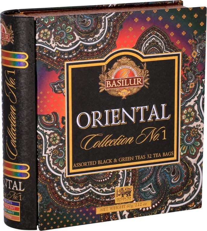 BASILUR Book Assorted Orient plech 32 gastro vreciek