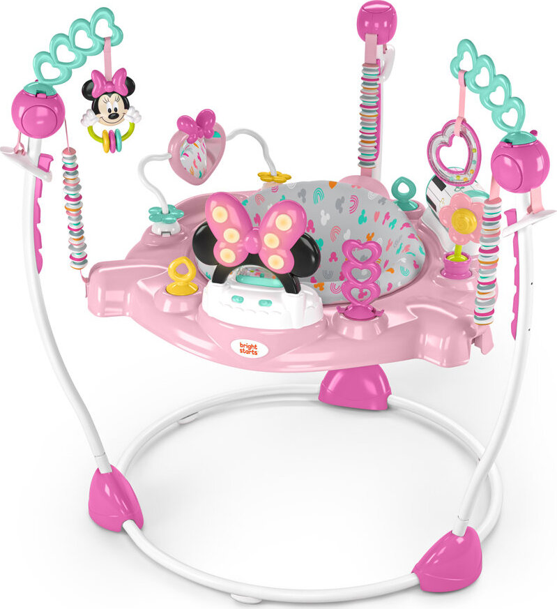 Disney Baby Skákadlo/aktivní centrum 2v1 Minnie Mouse Forever Besties 6m+ do 11 kg