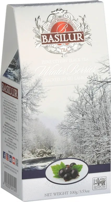 BASILUR Winter Berries Blackcurrant papier 100 g