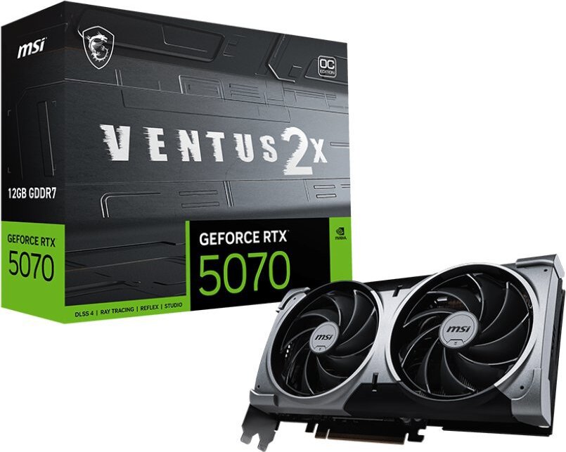 MSI GeForce RTX 5070 12G VENTUS 2X OC